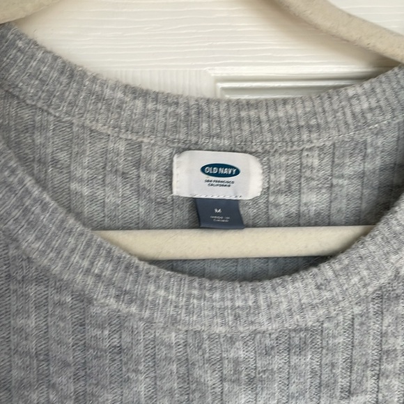 Medium grey ribbed sweater - Picture 2 of 7